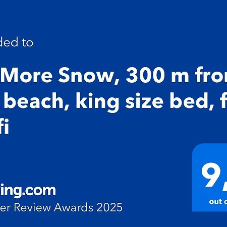No More Snow, 300 M From The Beach, King Size Bed, Fast Wi-Fi 포티마오 외부 사진